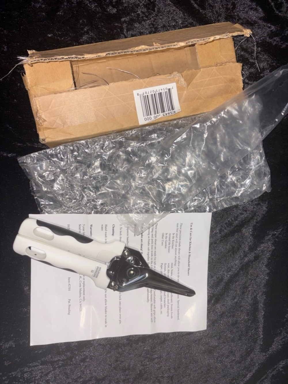 Kuhn Rikon Household & Kitchen Shears Ergonomic Multi-Purpose Utility NIB